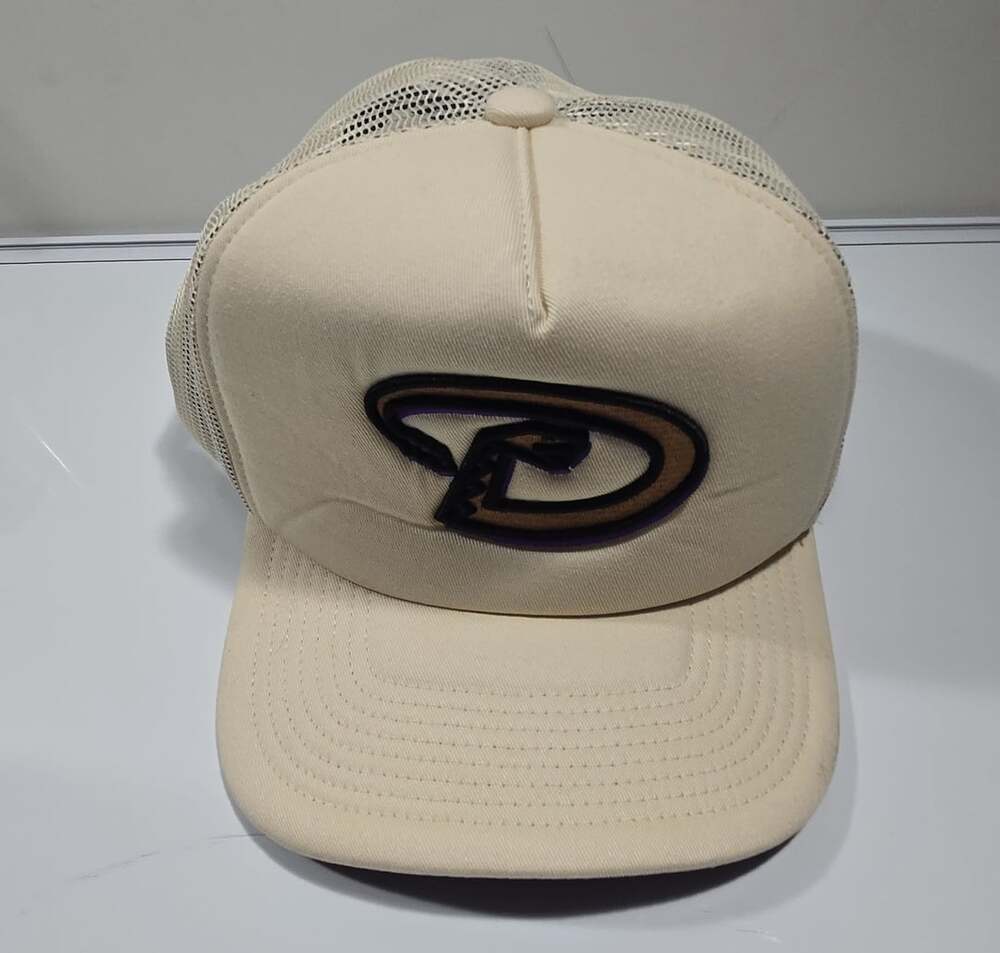 Mitchell & Ness Arizona Diamondbacks Snapback Hat Cream Purple